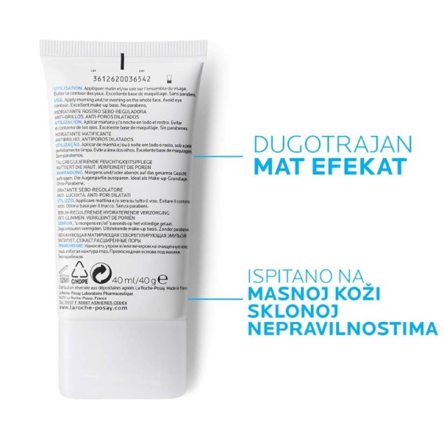 LA ROCHE POSAY EFFACLAR MAT KREM 40ml